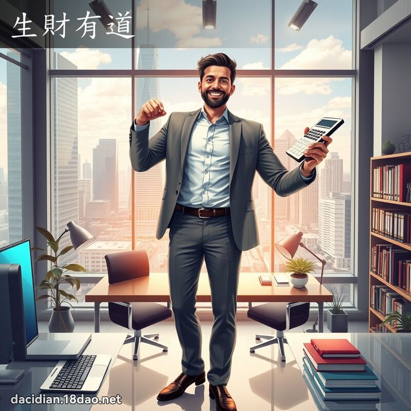 生財有道 - 國語大辭典配圖