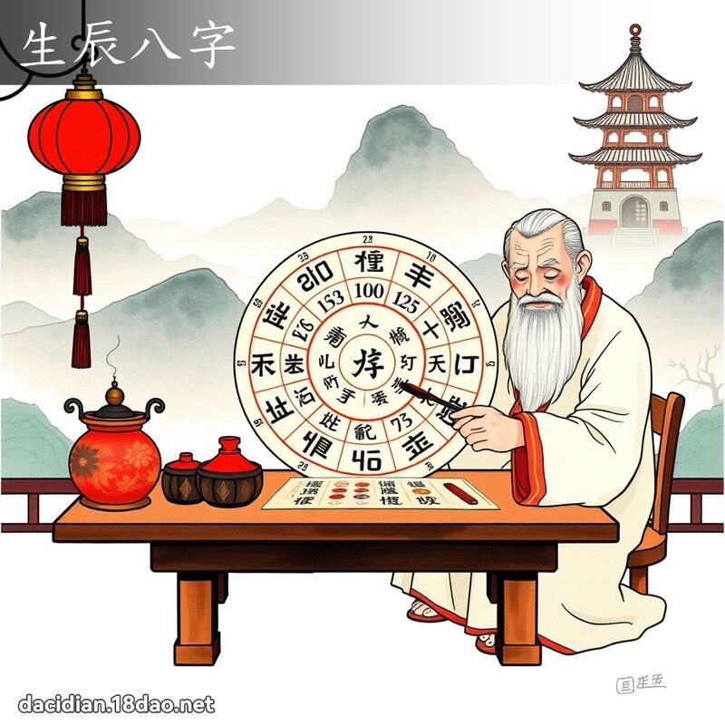 生辰八字 - 国语大辞典配图