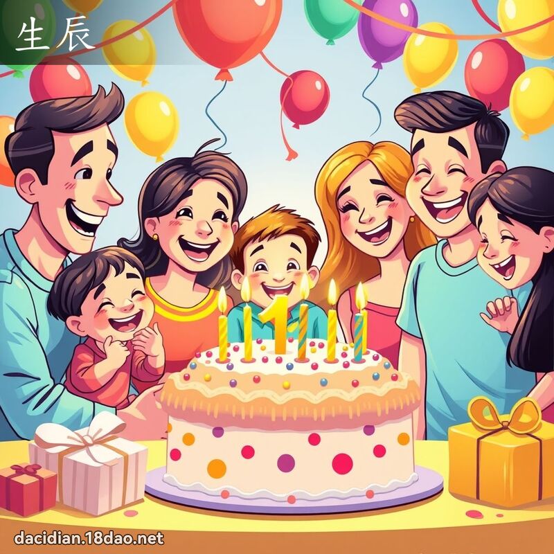 生辰 - 國語大辭典配圖