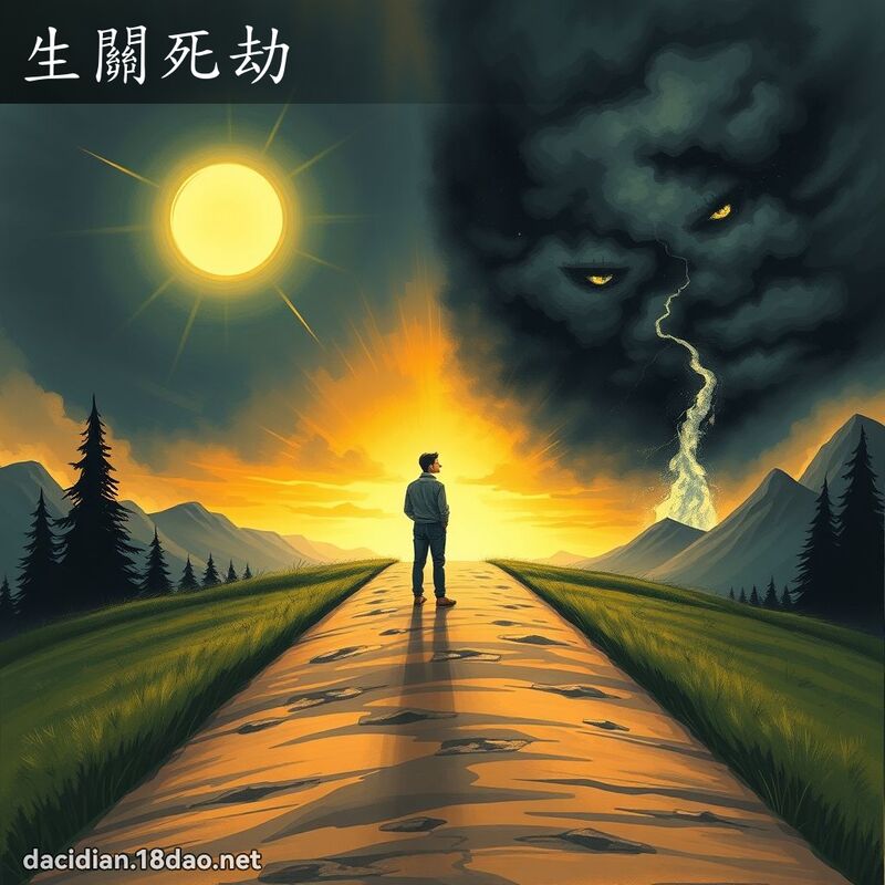 生关死劫 - 国语大辞典配图