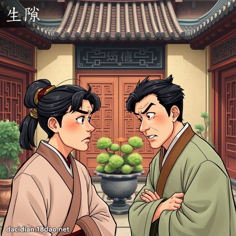 生隙 - 國語大辭典配圖