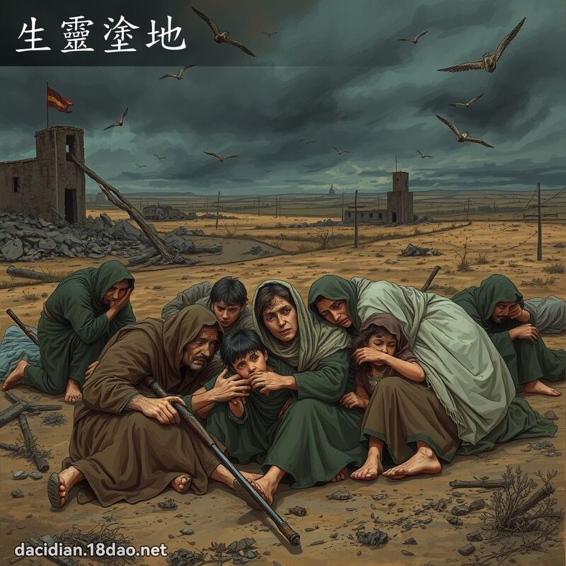 生靈塗地 - 國語大辭典配圖