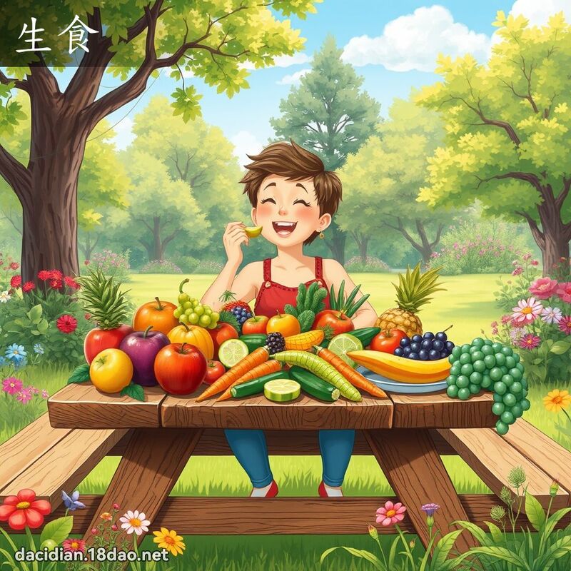 生食 - 國語大辭典配圖