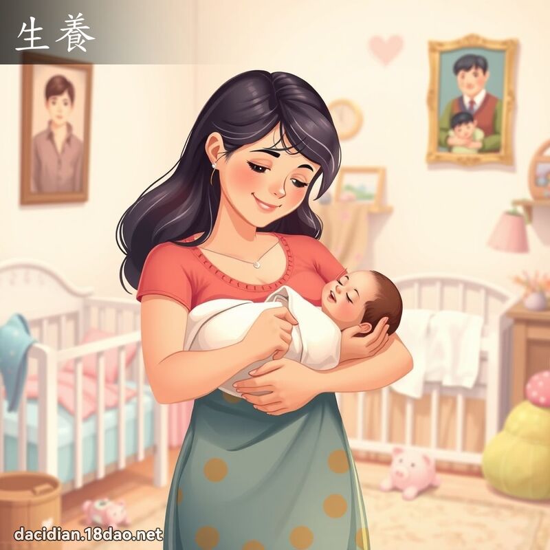 生養 - 國語大辭典配圖