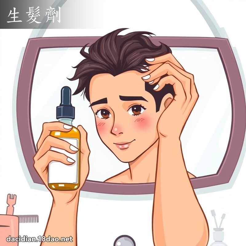 生髮劑 - 國語大辭典配圖
