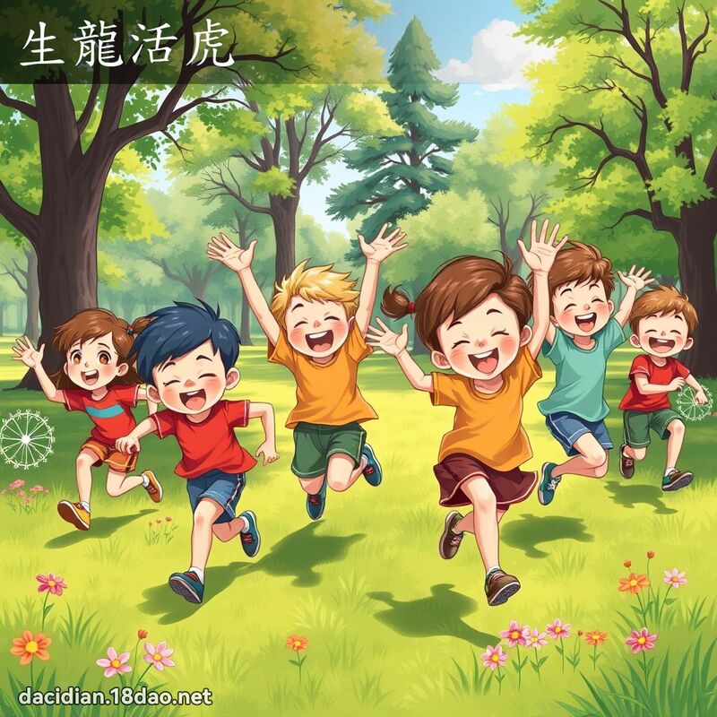 生龙活虎 - 国语大辞典配图