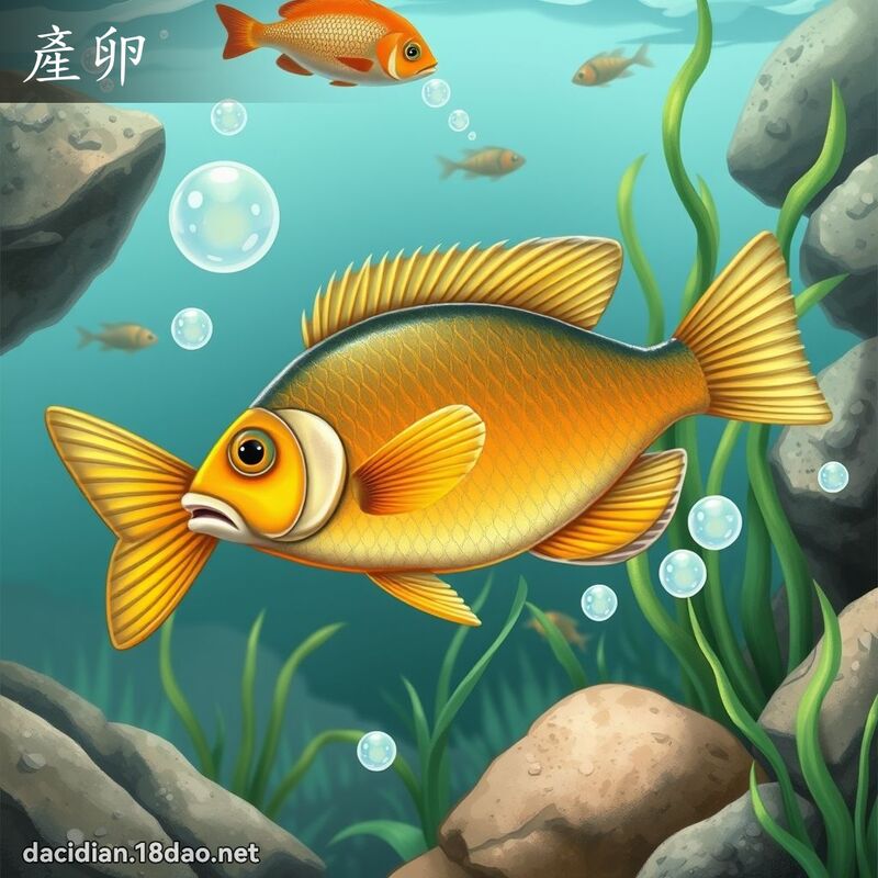 产卵 - 国语大辞典配图