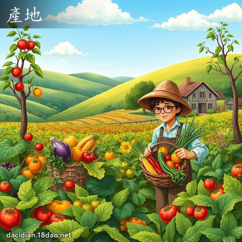 產地 - 國語大辭典配圖