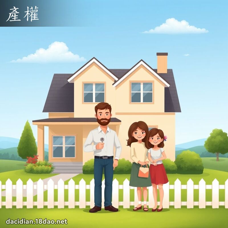 產權 - 國語大辭典配圖