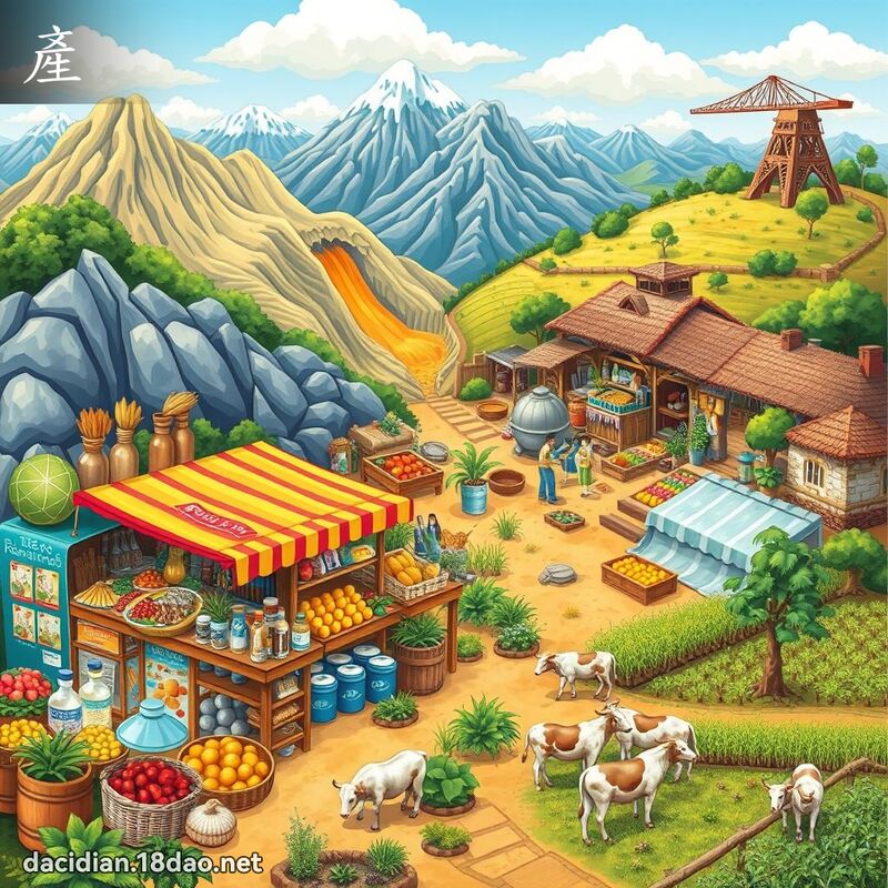 產 - 國語大辭典配圖
