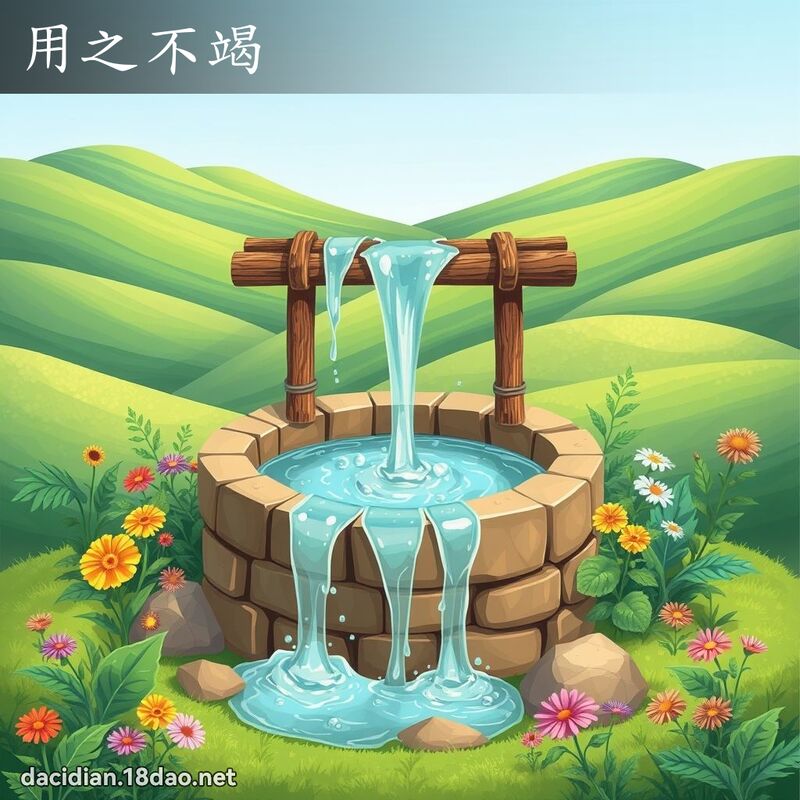 用之不竭 - 國語大辭典配圖