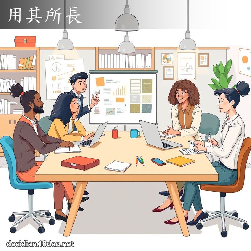 用其所长 - 国语大辞典配图
