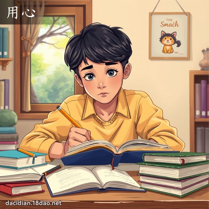 用心 - 國語大辭典配圖