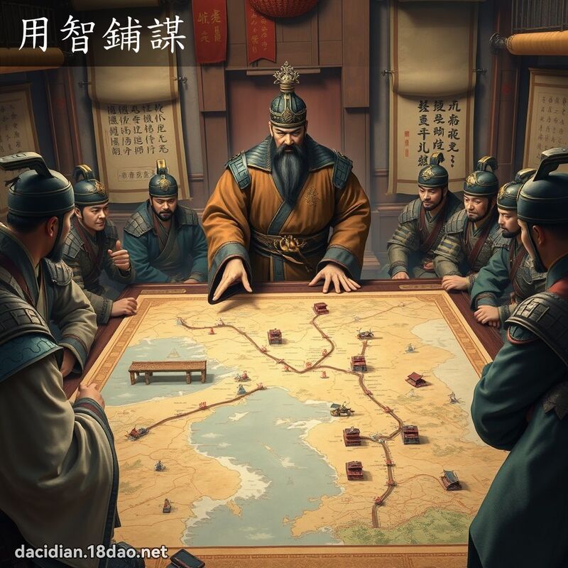 用智鋪謀 - 國語大辭典配圖