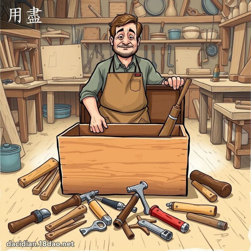 用盡 - 國語大辭典配圖