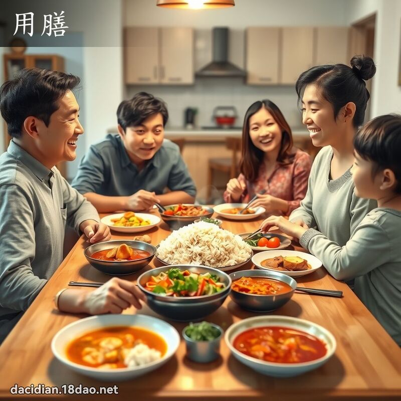 用膳 - 国语大辞典配图