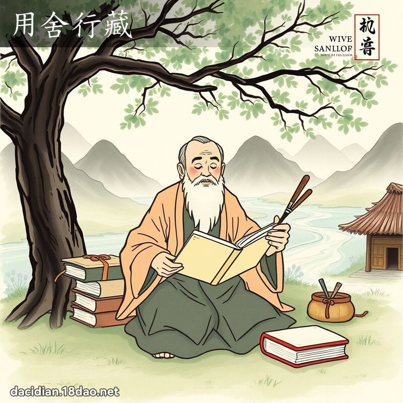 用舍行藏 - 国语大辞典配图