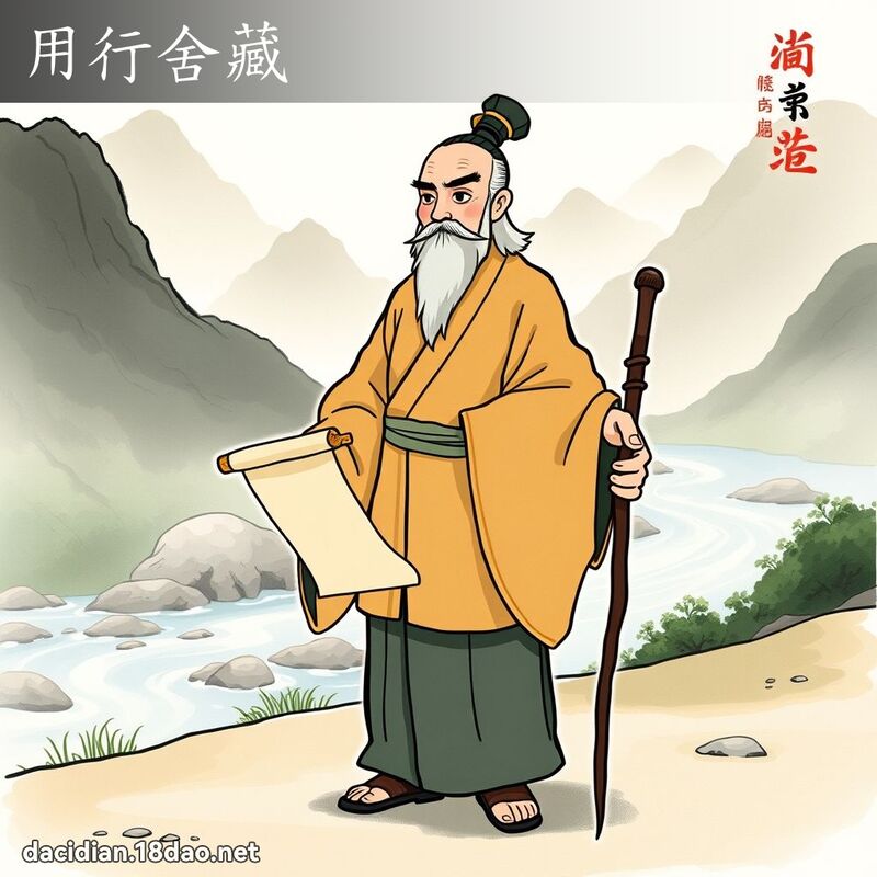 用行舍藏 - 国语大辞典配图