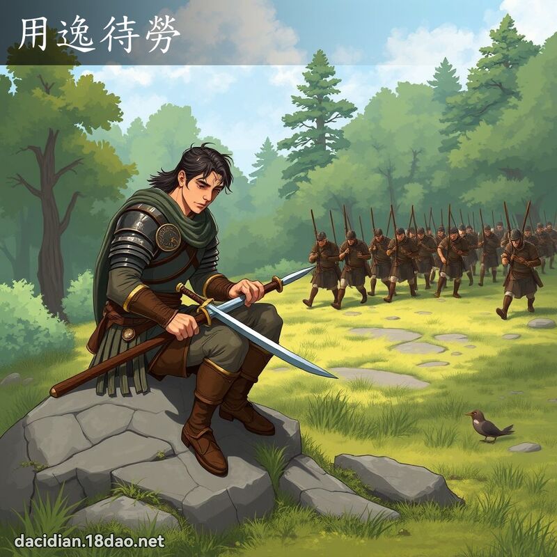 用逸待劳 - 国语大辞典配图
