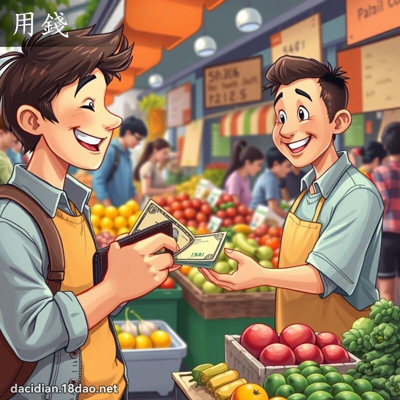 用錢 - 國語大辭典配圖