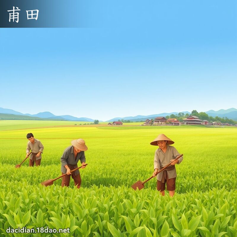 甫田 - 国语大辞典配图