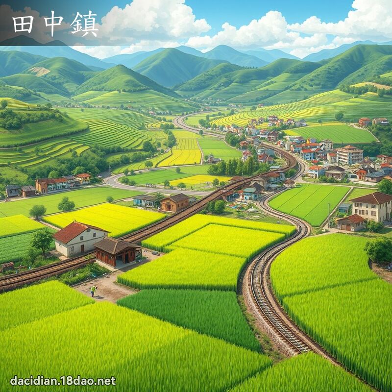 田中鎮 - 國語大辭典配圖