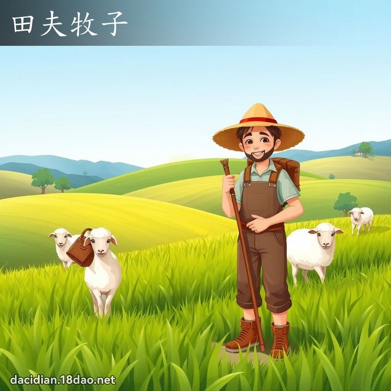 田夫牧子 - 國語大辭典配圖