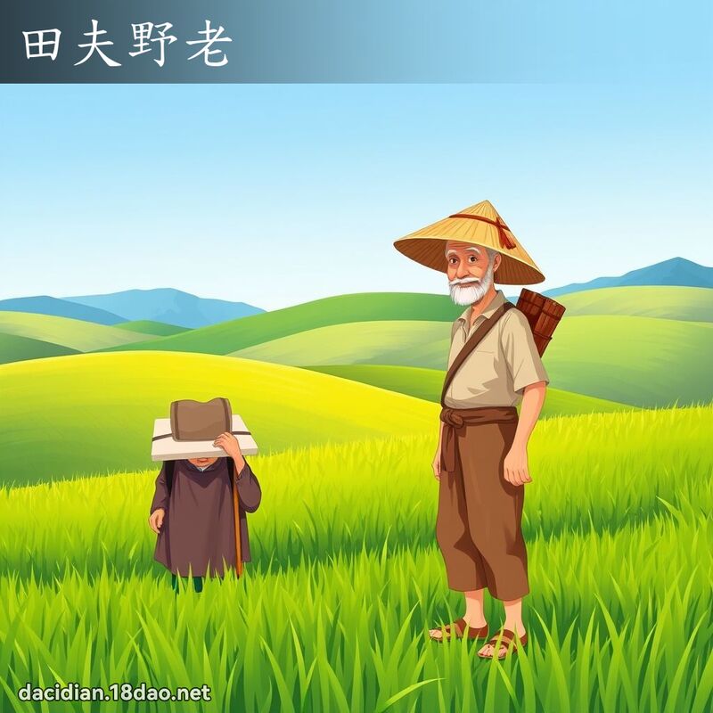 田夫野老 - 國語大辭典配圖