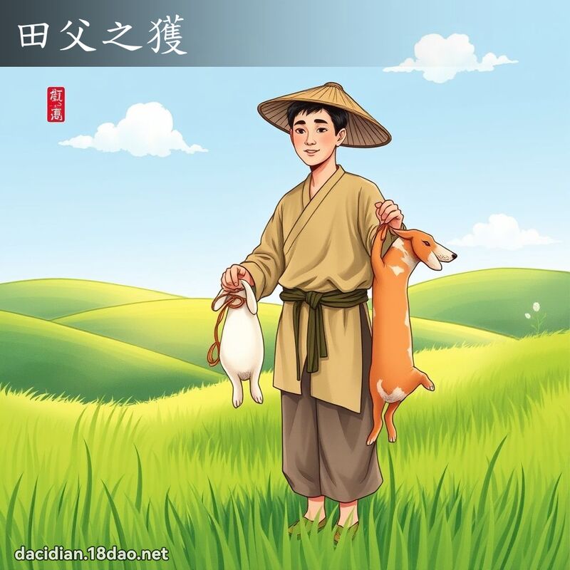 田父之獲 - 國語大辭典配圖
