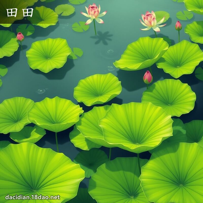 田田 - 国语大辞典配图