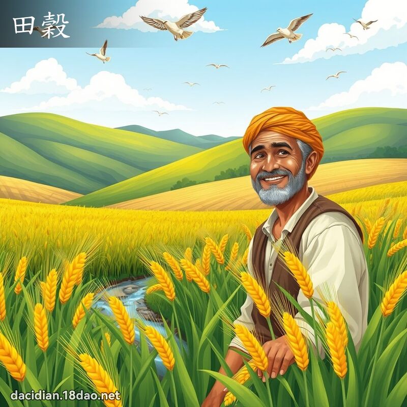 田穀 - 國語大辭典配圖
