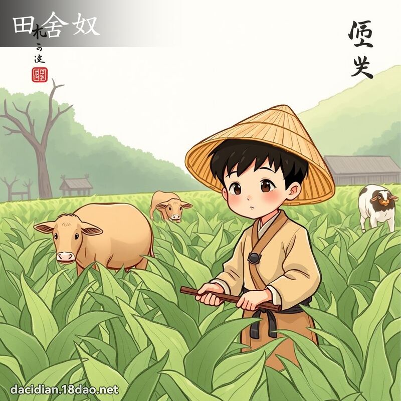 田舍奴 - 国语大辞典配图