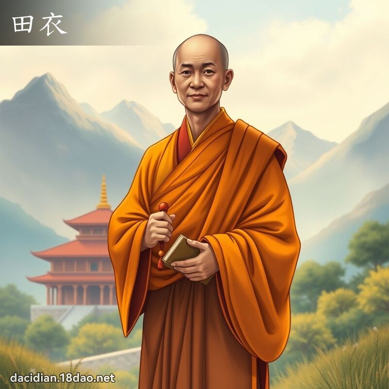 田衣 - 國語大辭典配圖