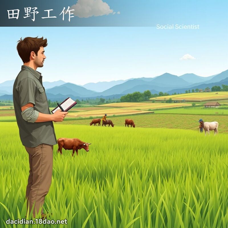田野工作 - 國語大辭典配圖