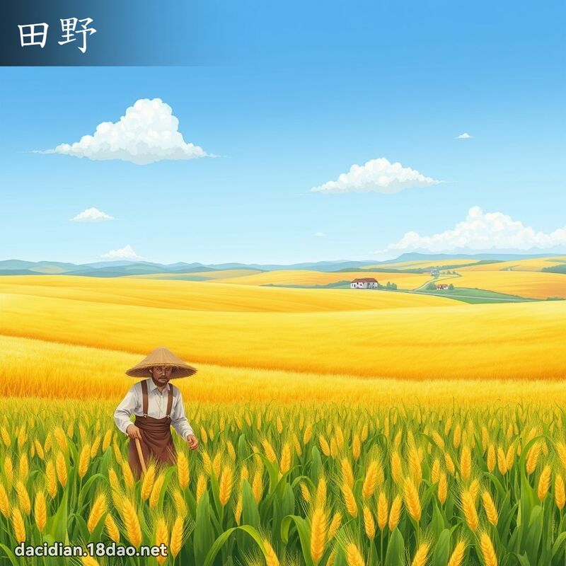 田野 - 国语大辞典配图