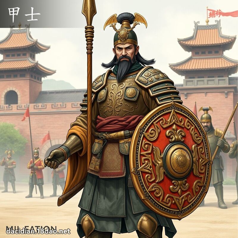 甲士 - 國語大辭典配圖