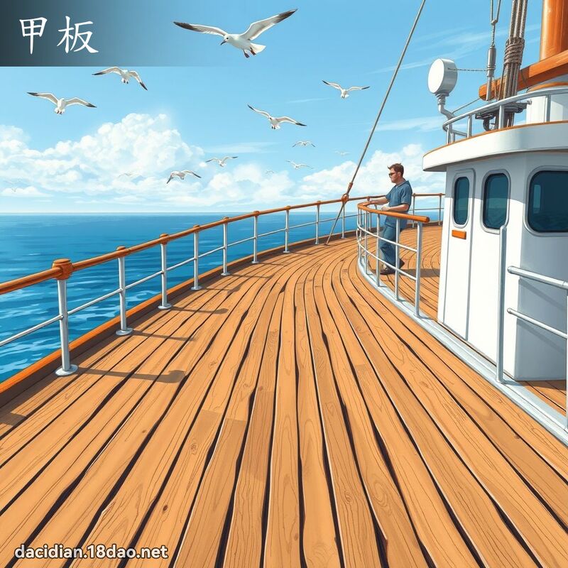 甲板 - 國語大辭典配圖