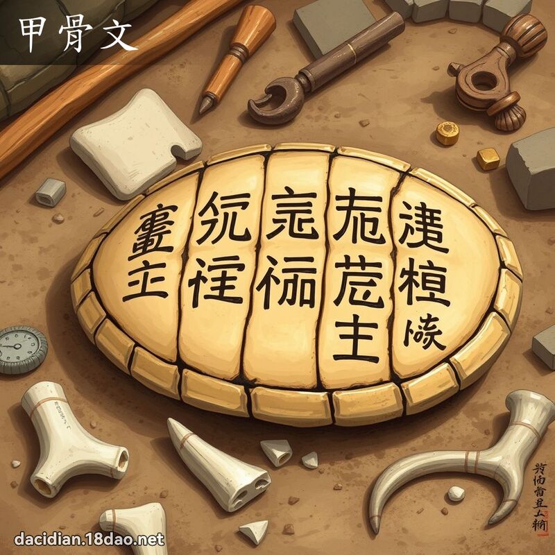 甲骨文 - 国语大辞典配图