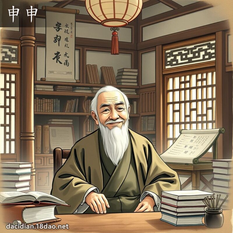 申申 - 国语大辞典配图