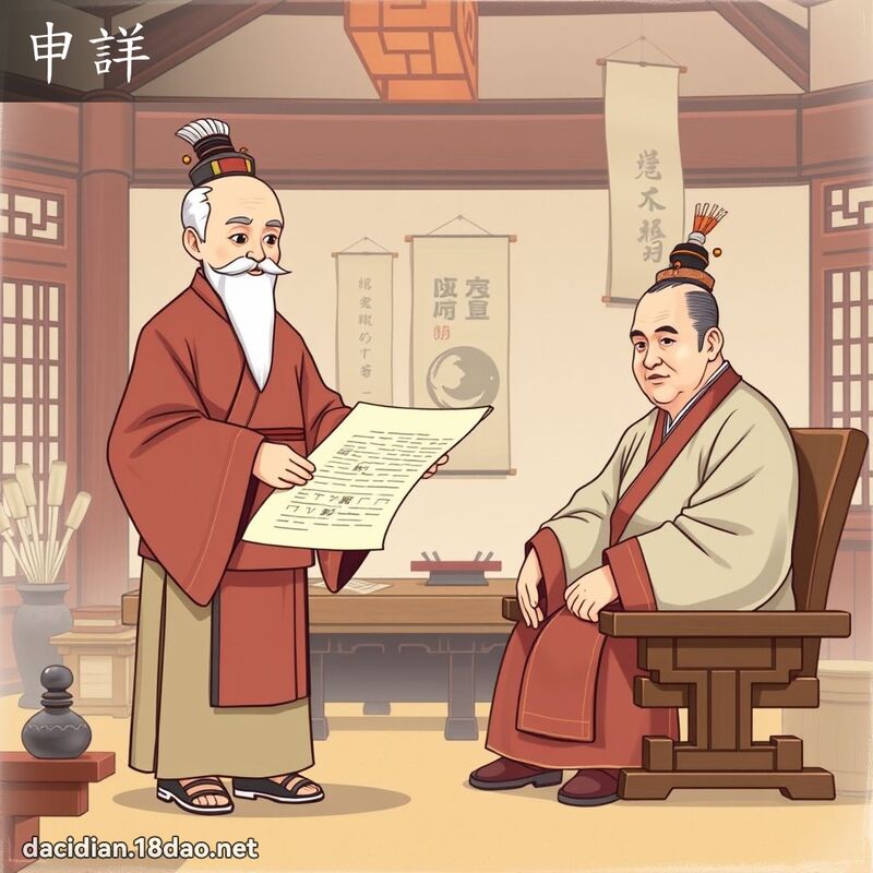 申详 - 国语大辞典配图
