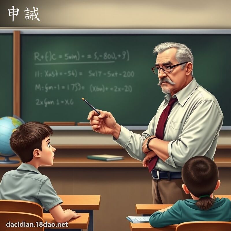 申诫 - 国语大辞典配图