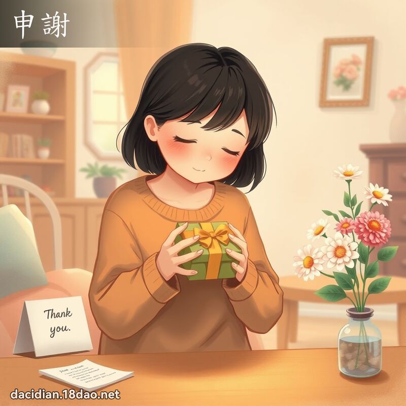 申谢 - 国语大辞典配图
