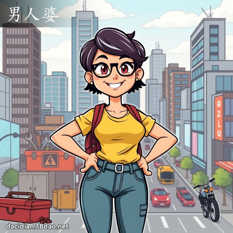 男人婆 - 国语大辞典配图