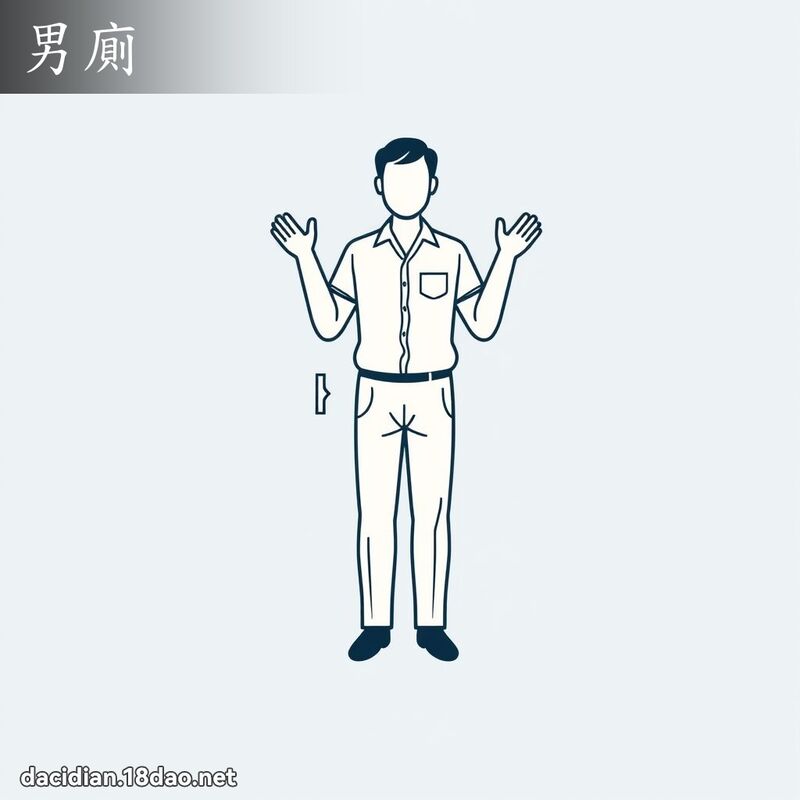 男厕 - 国语大辞典配图