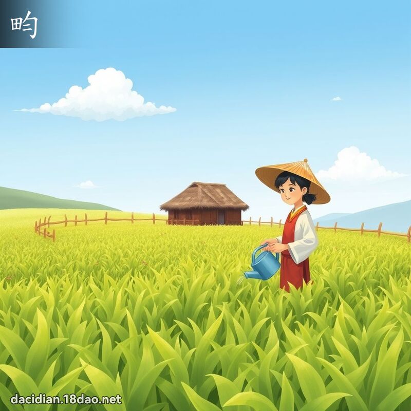 畇 - 國語大辭典配圖