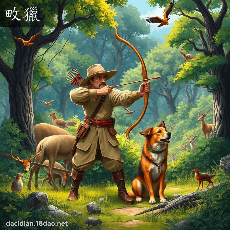 畋猎 - 国语大辞典配图