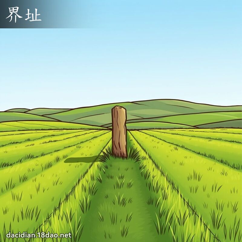 界址 - 國語大辭典配圖