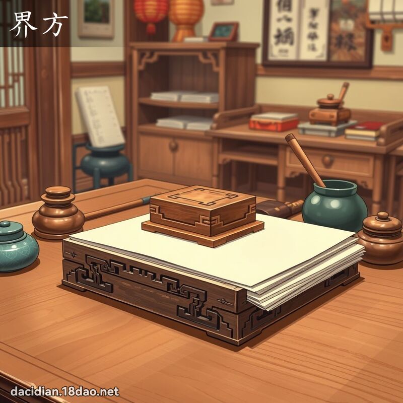 界方 - 國語大辭典配圖