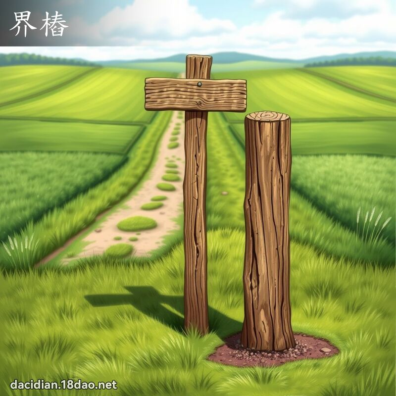 界桩 - 国语大辞典配图
