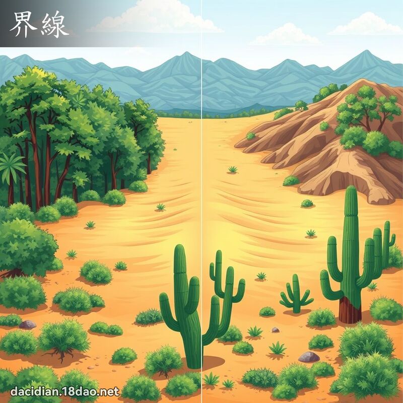 界线 - 国语大辞典配图